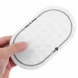 Drum set screen cover, white, 2 pcs