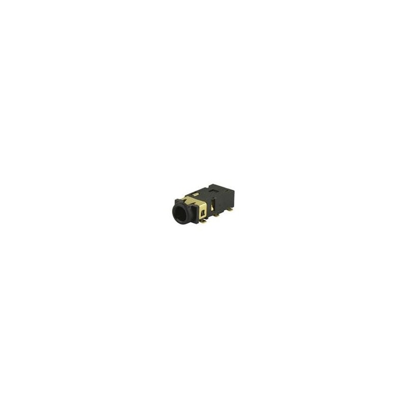 1 pcs : SJ2-25414D-SMT-TR - Phone Connectors 2.5mm gold terminal 4cond Tip/Ring swtch