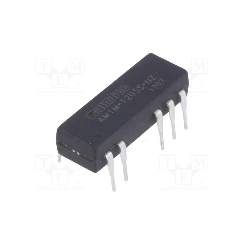 1 pcs x AIMTEC - AM1M-1205S-NZ - Converter: DC/DC, 1W, Uin: 10.8÷13.2V, Uout: 5VDC, Iout: 200mA, DIP14