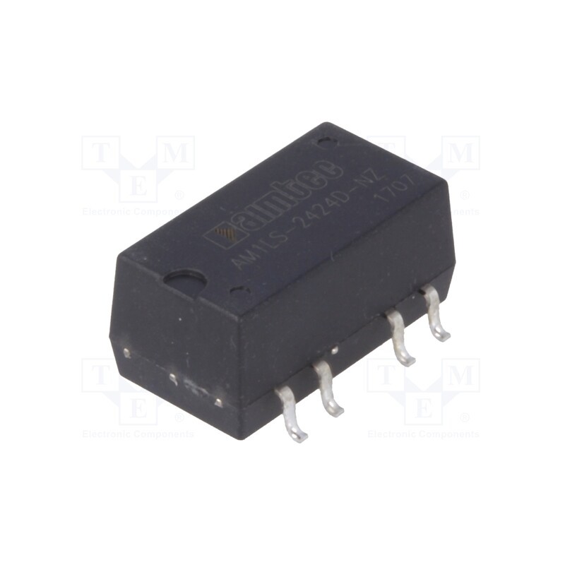 1 pcs x AIMTEC - AM1LS-2424D-NZ - Converter: DC/DC, 1W, Uin: 21.6÷26.4V, Uout: 24VDC, Uout2: -24VDC