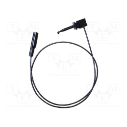 1 pcs x MUELLER ELECTRIC - BU-1031-A-24-0 - Test lead, 5A, clip-on hook probe,aligator clip, Urated: 300V