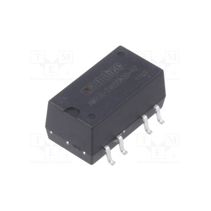 1 pcs x AIMTEC - AM1LR-2405SH30-NZ - Converter: DC/DC, 1W, Uin: 22.8÷25.2V, Uout: 5VDC, Iout: 200mA, SMD