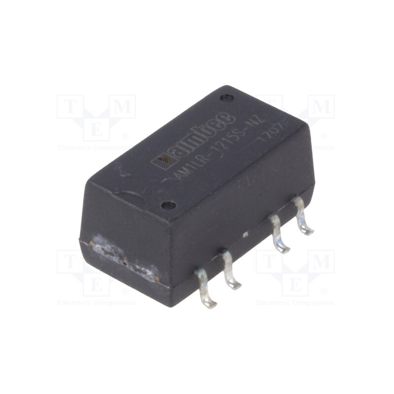1 pcs x AIMTEC - AM1LR-1215S-NZ - Converter: DC/DC, 1W, Uin: 11.4÷12.6V, Uout: 15VDC, Iout: 67mA, SMD