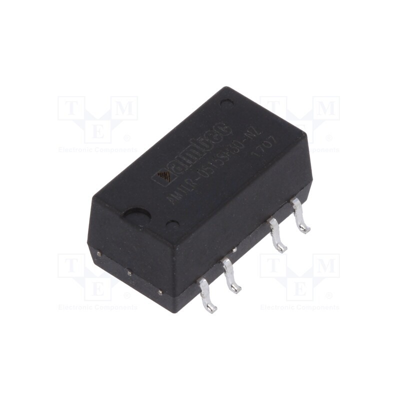 1 pcs x AIMTEC - AM1LR-0515SH30-NZ - Converter: DC/DC, 1W, Uin: 4.75÷5.25V, Uout: 15VDC, Iout: 67mA, SMD