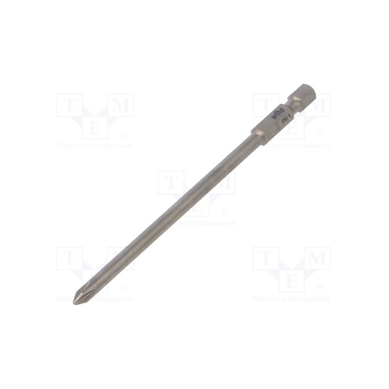 1 pcs x WIHA - 23213 - Screwdriver bit, Phillips, PH1, Overall len: 110mm, PROFESSIONAL