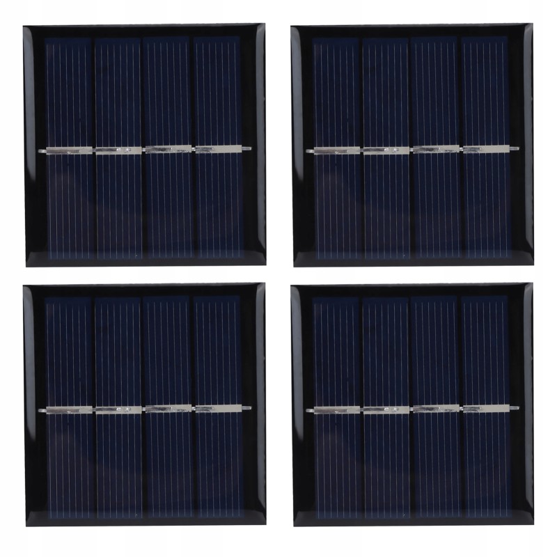 4pcs 0 45w 2v 58x58mm pet solar panel