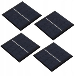 4pcs 0 45w 2v 58x58mm pet solar panel