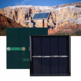 4pcs 0 45w 2v 58x58mm pet solar panel