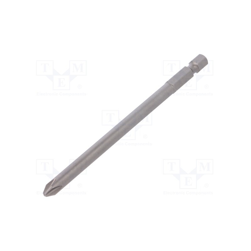 1 pcs x WIHA - 5800 - Screwdriver bit, Phillips, PH2, Overall len: 110mm, PROFESSIONAL