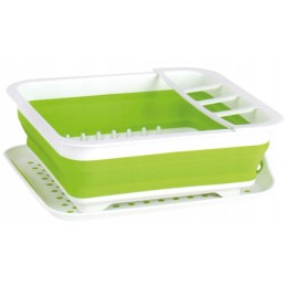 Dish drainer, dish dryer with tray