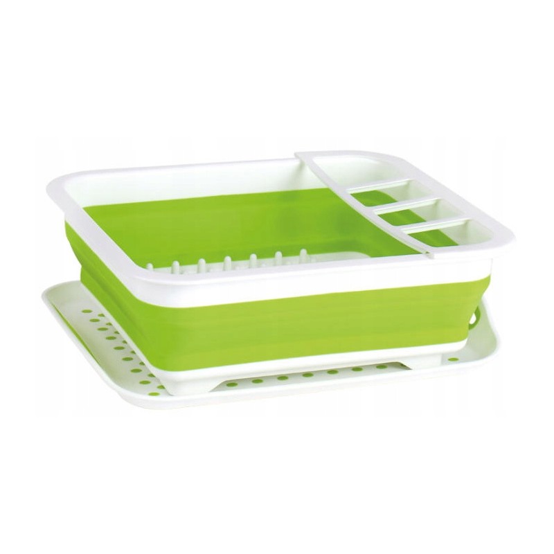 Dish drainer, dish dryer with tray