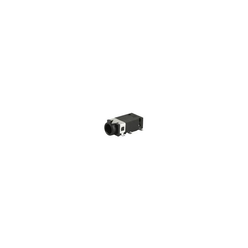 1 pcs : SJ2-35894B-SMT-TR - Phone Connectors 3.5mm Audio Jack SMT 4conductr Tip switch
