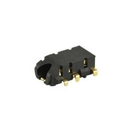 1 pcs : SJ2-3544A-SMT-TR - Phone Connectors 3.5mm gold terminal 5 conductor 0 switch