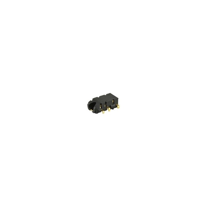 1 pcs : SJ2-3544A-SMT-TR - Phone Connectors 3.5mm gold terminal 5 conductor 0 switch
