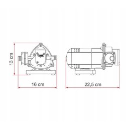 Pressure pump Aqua 8 10l min Fiamma