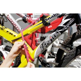 Fiamma security strip for securing bicycles