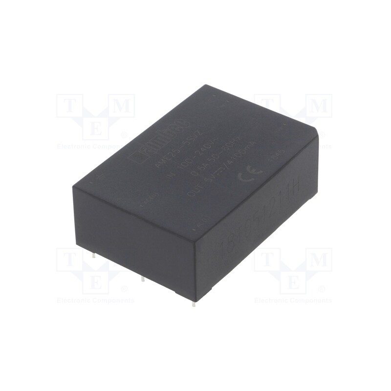 1 pcs x AIMTEC - AME25-5SVZ - Converter: AC/DC, 20.5W, 85÷264VAC, Usup: 120÷370VDC, Uout: 5VDC