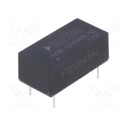 1 pcs x AIMTEC - AM2M-1215SH30-NZ - Converter: DC/DC, 2W, Uin: 10.8÷13.2V, Uout: 15VDC, Iout: 133mA