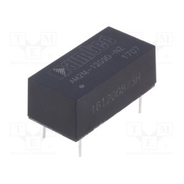 1 pcs x AIMTEC - AM2M-1209D-NZ - Converter: DC/DC, 2W, Uin: 10.8÷13.2V, Uout: 9VDC, Uout2: -9VDC