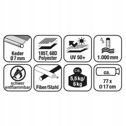 Vestibule roof for Playa 325 trailer