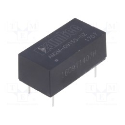 1 pcs x AIMTEC - AM2M-0915S-NZ - Converter: DC/DC, 2W, Uin: 8.1÷9.9V, Uout: 15VDC, Iout: 133mA, DIP14