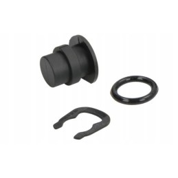 Coolant flange plug for linde forklift vw engine