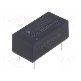 1 pcs x AIMTEC - AM2M-0512DH30-NZ - Converter: DC/DC, 2W, Uin: 4.5÷5.5V, Uout: 12VDC, Uout2: -12VDC