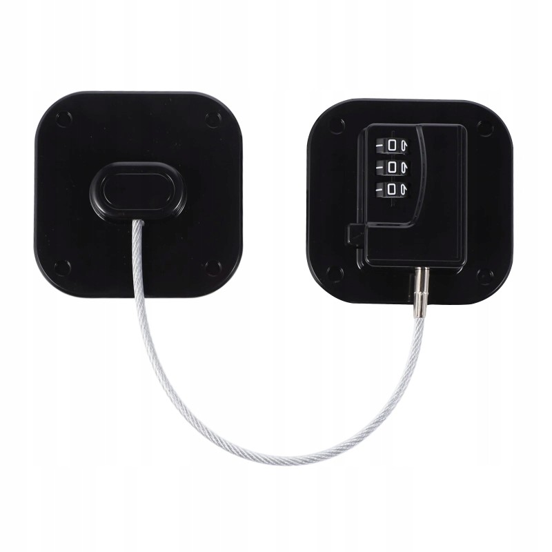 The cam lock on the refrigerator door is locked by the same key cabinet