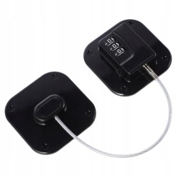 The cam lock on the refrigerator door is locked by the same key cabinet