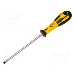 1 pcs x C.K - T49125-055 - Screwdriver, slot, SL 5,5, Blade length: 150mm, Overall len: 255mm