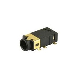 1 pcs : SJ2-35954D-SMT-TR - Phone Connectors 3.5mm Audio Jack SMT 4cond Tip/Ring swtc