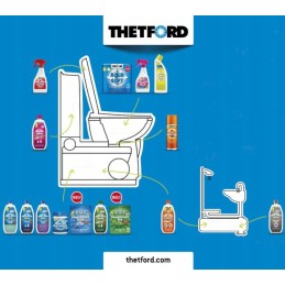 Thetford toilet capsule sachets, 20 pcs