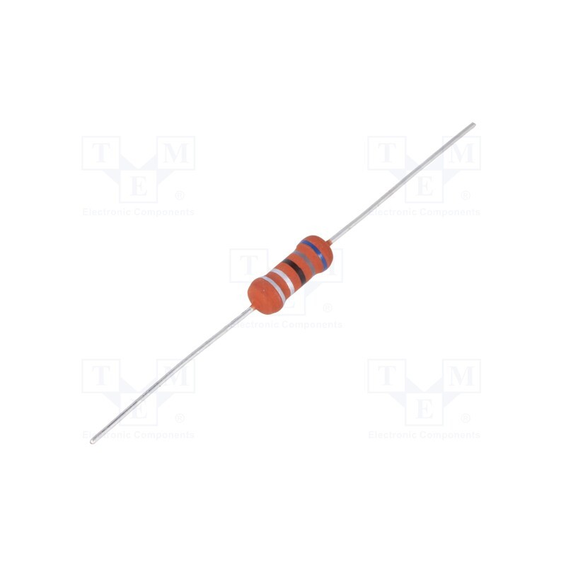 10 pcs x ROYAL OHM - FRN02WK068JA10 - Resistor: metal film, fusible, THT, 6.8Ω, 2W, ±10%, Ø5x12mm, axial