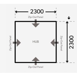 Dometic hub air inflatable gazebo