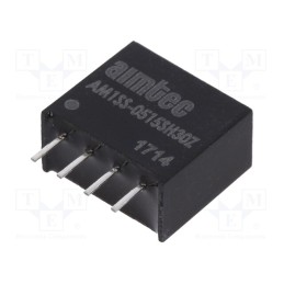 1 pcs x AIMTEC - AM1SS-0515SH30Z - Converter: DC/DC, 1W, Uin: 4.5÷5.5V, Uout: 15VDC, Iout: 67mA, SIP4
