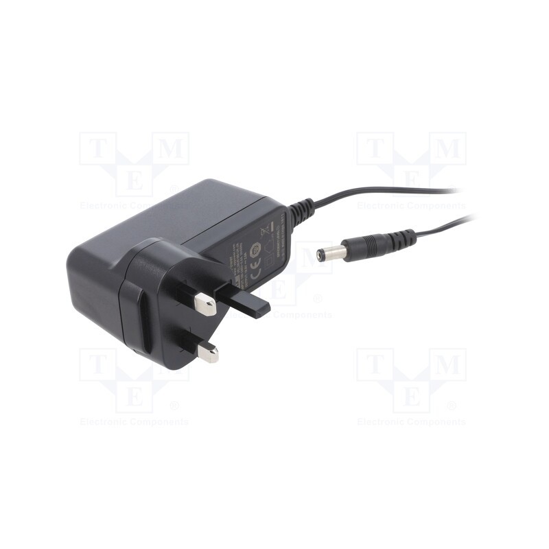 1 pcs x XP POWER - VEL36US180-UK-JA - Power supply: switched-mode, plug, 18VDC, 2A, 36W, Out: 5,5/2,1