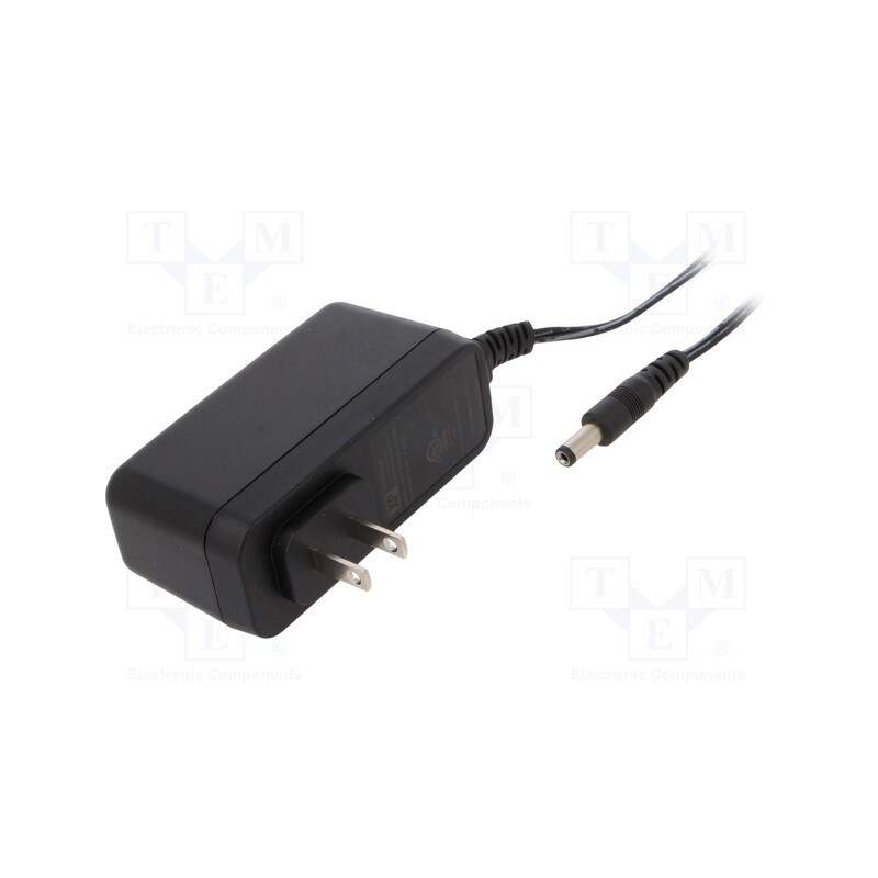 1 pcs x XP POWER - VEL36US150-US-JA - Power supply: switched-mode, plug, 15VDC, 2.4A, 36W, Out: 5,5/2,1
