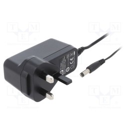 1 pcs x XP POWER - VEL24US150-UK-JA - Power supply: switched-mode, plug, 15VDC, 1.6A, 24W, Out: 5,5/2,1