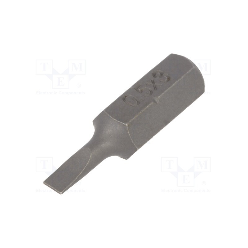 1 pcs x BETA - 861LP/0.5X3.0 - Screwdriver bit, slot, 3,0x0,5mm, Overall len: 25mm