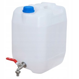 Water bank container with tap, 20 liters