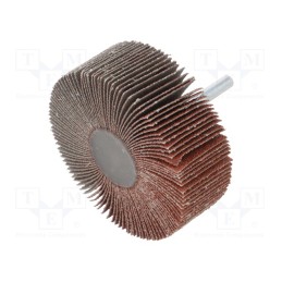 1 pcs x PG PROFESSIONAL - RG.032 - Wheel, Granularity: 60, Mounting: rod 6mm, with lever, Ø80x30mm