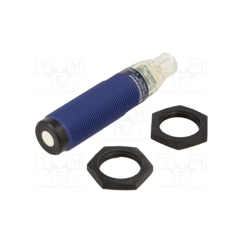 1 pcs x TELEMECANIQUE SENSORS - XX918A3C2M12 - Sensor: ultrasonic, straight, Range: 0÷0.5m, analogue 4-20mA