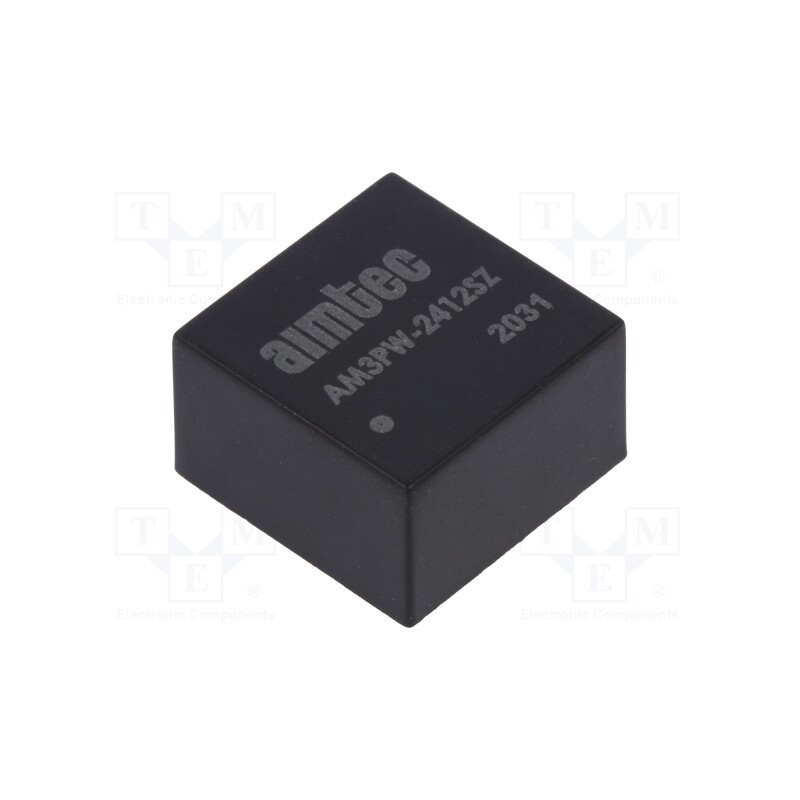 1 pcs x AIMTEC - AM3PW-2412SZ - Converter: DC/DC, 3W, Uin: 9÷36V, Uout: 12VDC, Iout: 250mA, DIP8