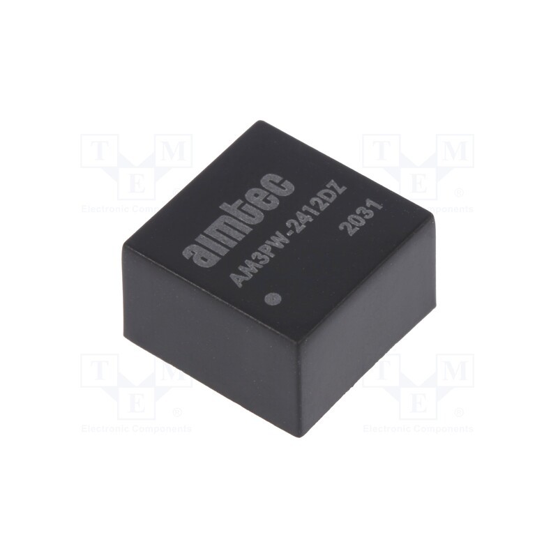 1 pcs x AIMTEC - AM3PW-2412DZ - Converter: DC/DC, 3W, Uin: 9÷36V, Uout: 12VDC, Uout2: -12VDC, DIP8