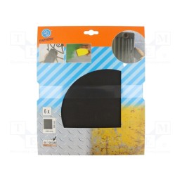 1 pcg x PG PROFESSIONAL - 355.84 - Cleaning cloth: sandpaper, Granularity: 240, 230x280mm, 6s.