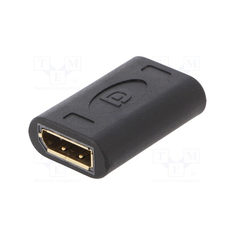 1 pcs x LOGILINK - CV0145 - Adapter, DisplayPort 1.4,HDCP 2.2, black