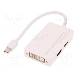 1 pcs x DIGITUS - AK-340509-002-W - Adapter, DisplayPort 1.1a, white, Input: mini DisplayPort plug