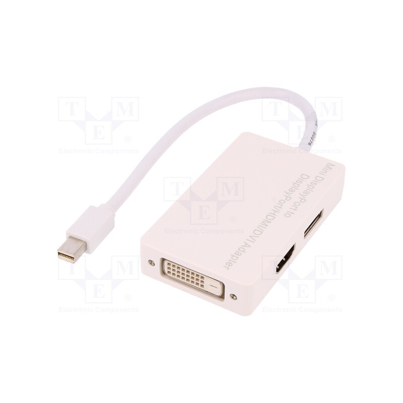 1 pcs x DIGITUS - AK-340509-002-W - Adapter, DisplayPort 1.1a, white, Input: mini DisplayPort plug