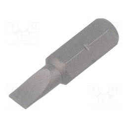 2 pcs x BETA - 861LP/0.6X4.5 - Screwdriver bit, slot, 4,5x0,6mm, Overall len: 25mm