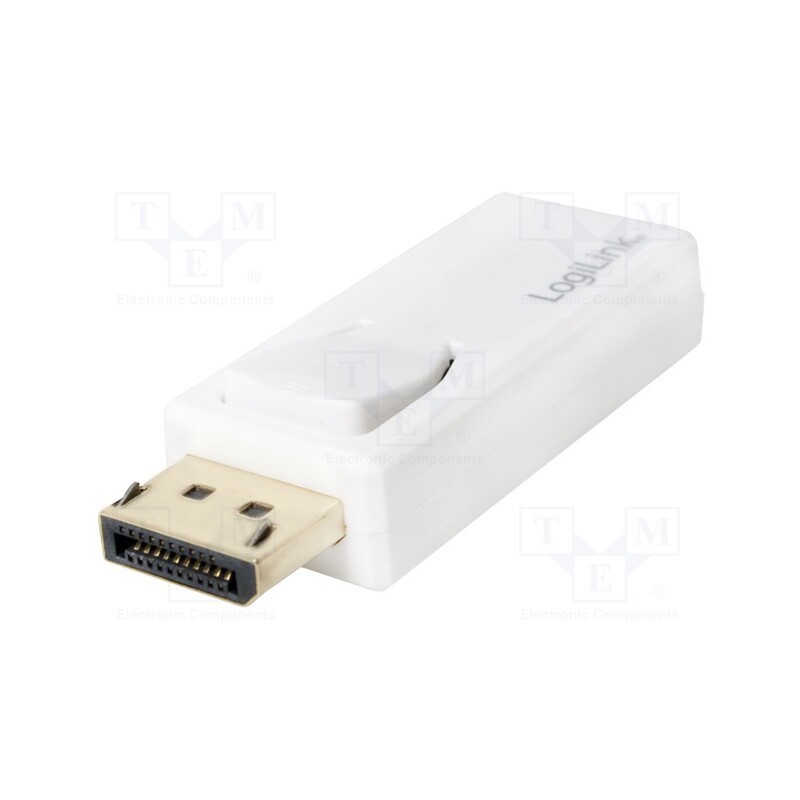 1 pcs x LOGILINK - CV0100 - Adapter, DisplayPort 1.2,HDCP 1.3,HDMI 1.4, white